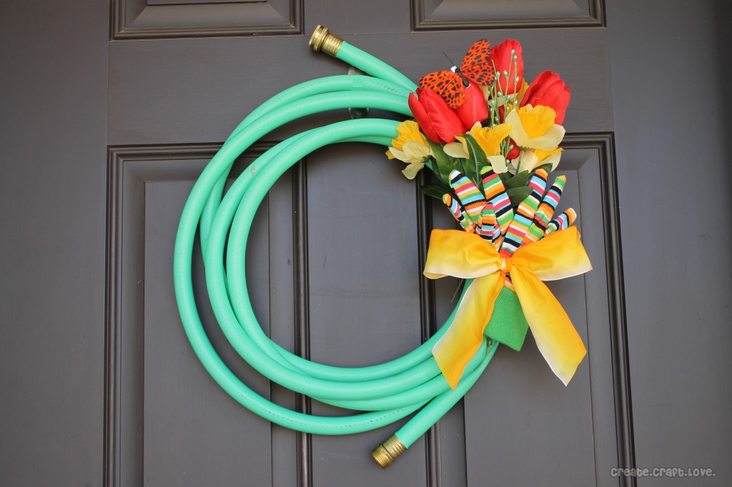 Garden Hose Wreath