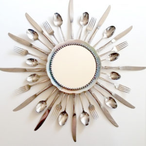 silverware starburst mirror