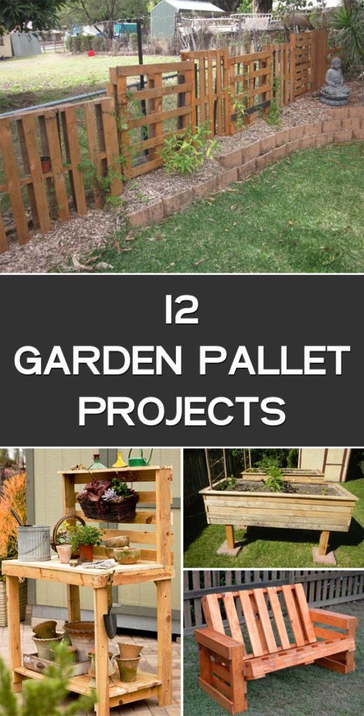 12 Garden Pallet Projects