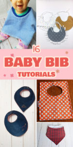 16 Baby Bib Tutorials