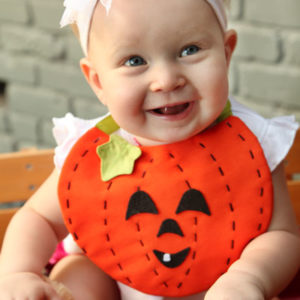 Little Pumpkin Baby Bib