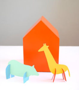 Paint Chip Animal Toys
