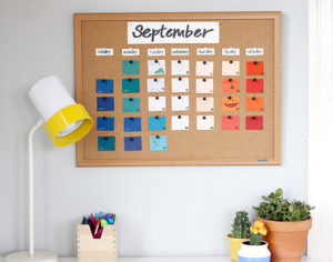 Paint Chip Calendar