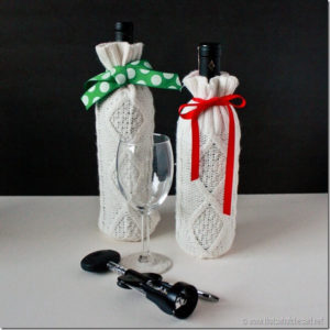 Sweater Sleeve Wine Bottle Gift Bags