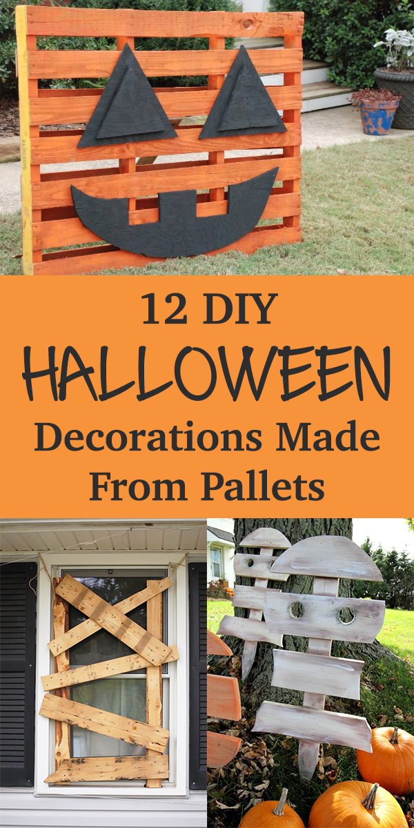 12 Awesome DIY Halloween Decorations Made From Pallets