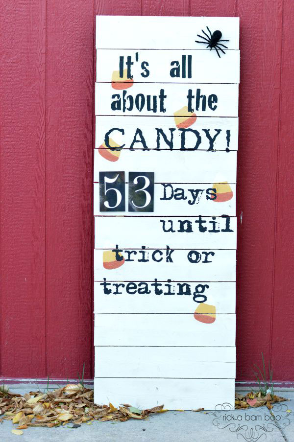 Halloween Candy Countdown Calendar