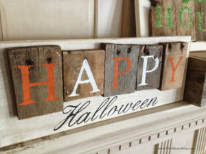 Halloween Wood Pallet Sign