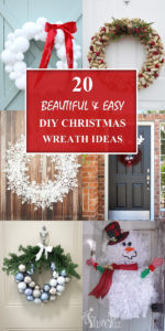 20 Beautiful and Easy DIY Christmas Wreath Ideas