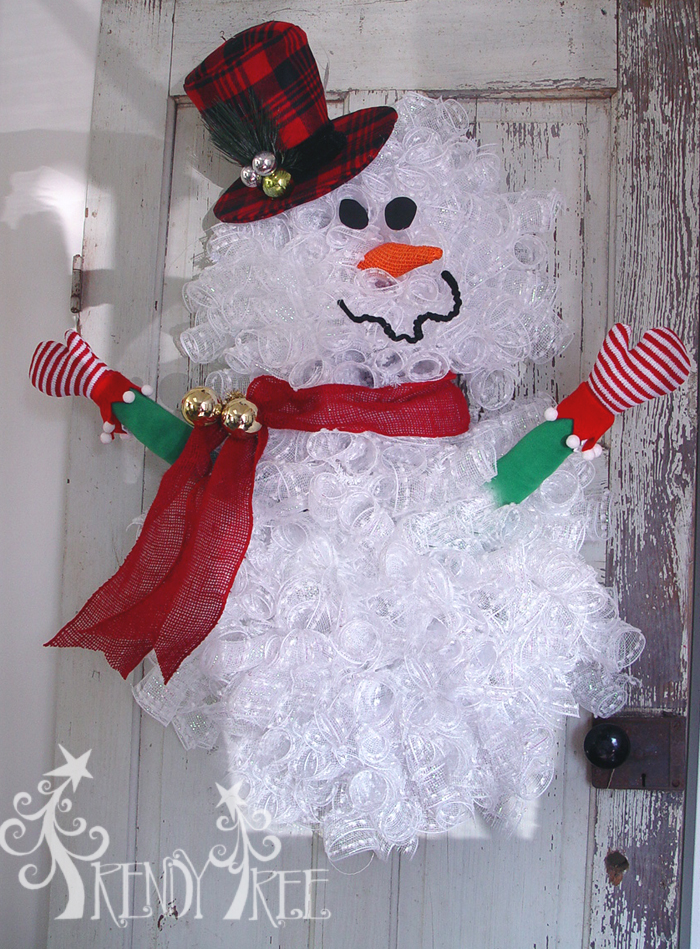 Snowman Wreath