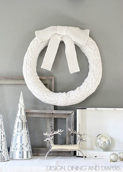 Sweater Christmas Wreath