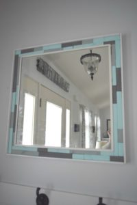Wood Scrap Mirror Frame