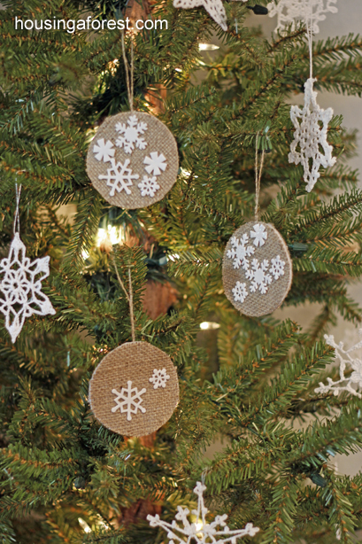 Burlap Ornaments