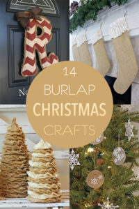 14 Burlap Christmas Crafts