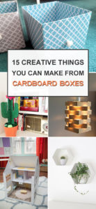 15 Creative Things You Can Make from Cardboard Boxes