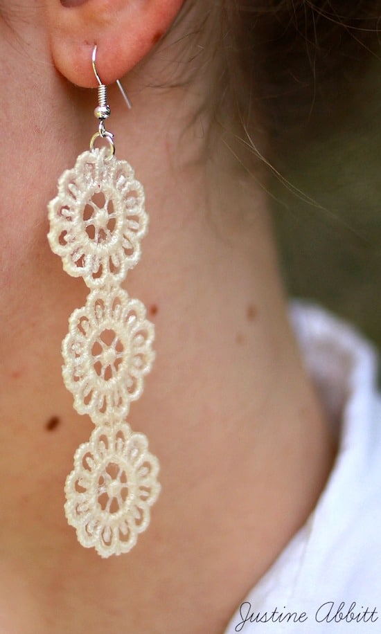 Lace earrings