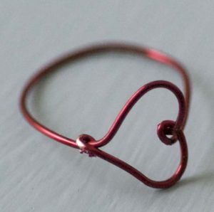 Wire Heart Ring