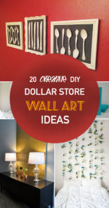 20 Creative DIY Dollar Store Wall Art Ideas