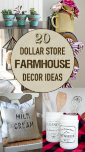 20 Beautiful Dollar Store Farmhouse Decor Ideas