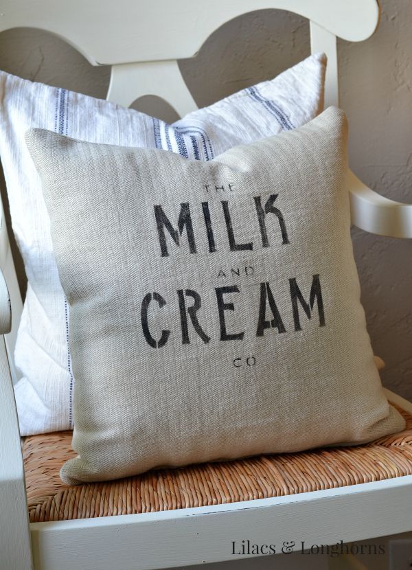 Grain Sack Pillow