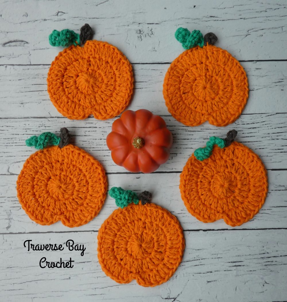 Pumpkin Coasters