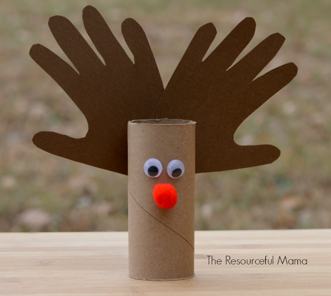 Toilet Paper Roll Reindeer