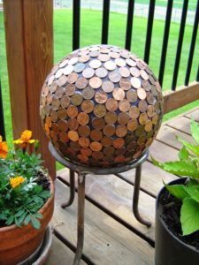 Penny Ball Garden Sphere