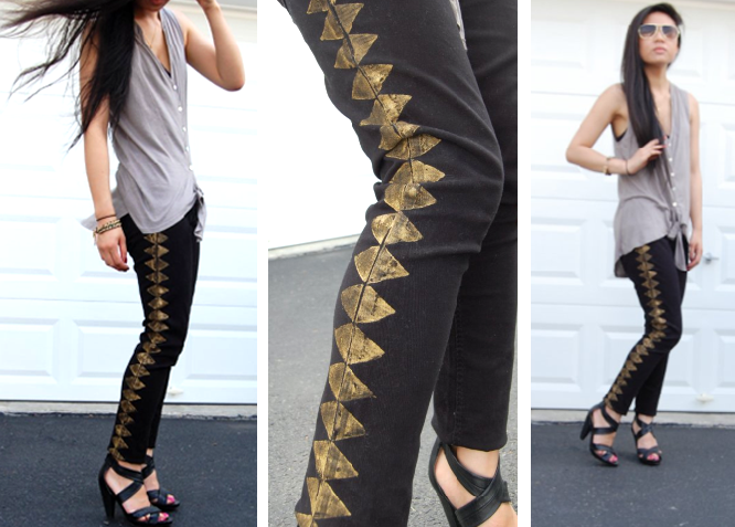 Stamped Geometric Jeans