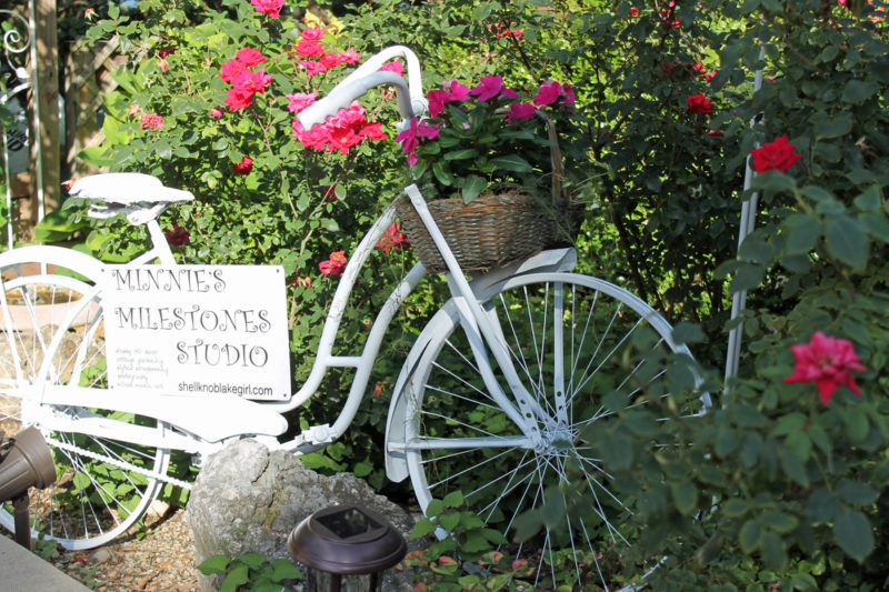 Vintage Bicycle Garden Art