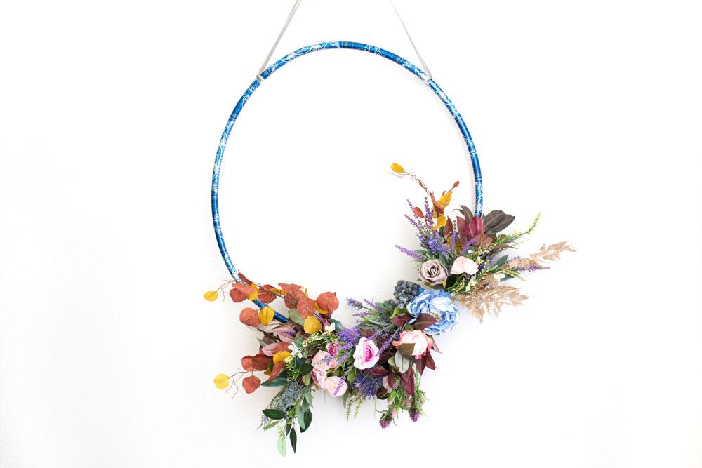 Hula Hoop Wreath