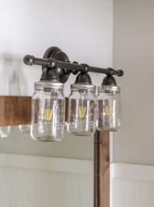 Mason Jar Bathroom Vanity Light